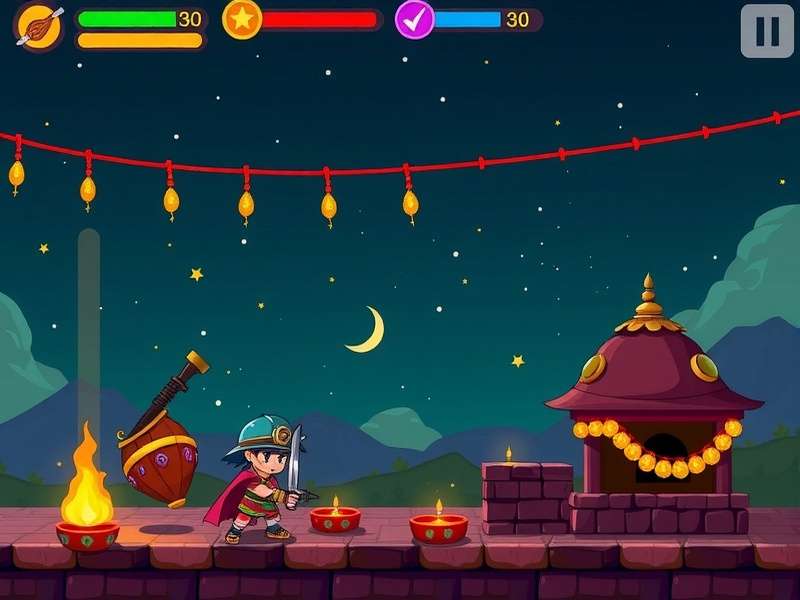 Heroic Pixel Warrior gameplay screenshot