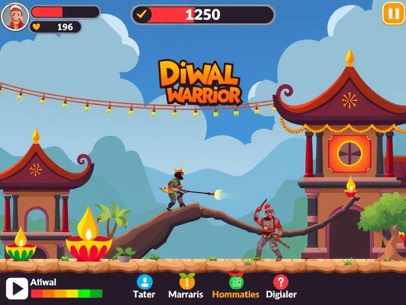 Heroic Pixel Warrior Diwali celebration